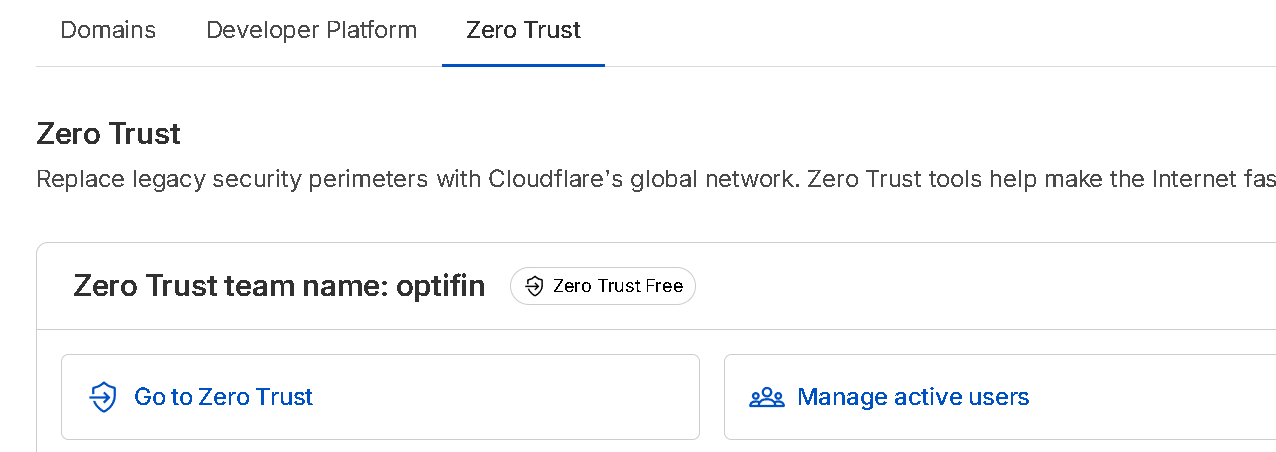 Cloudflare Signup