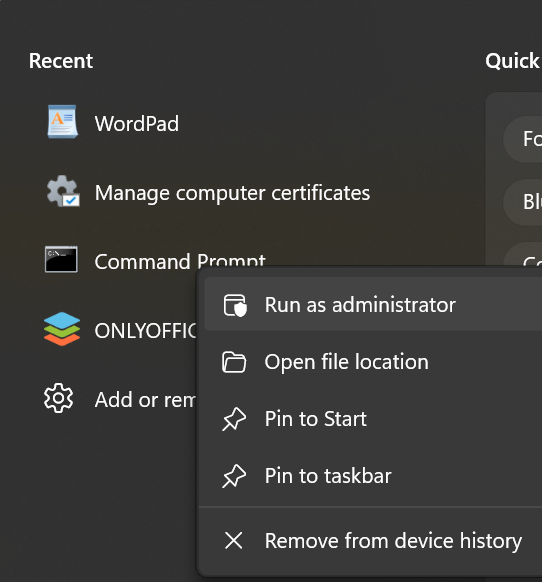 Command Prompt